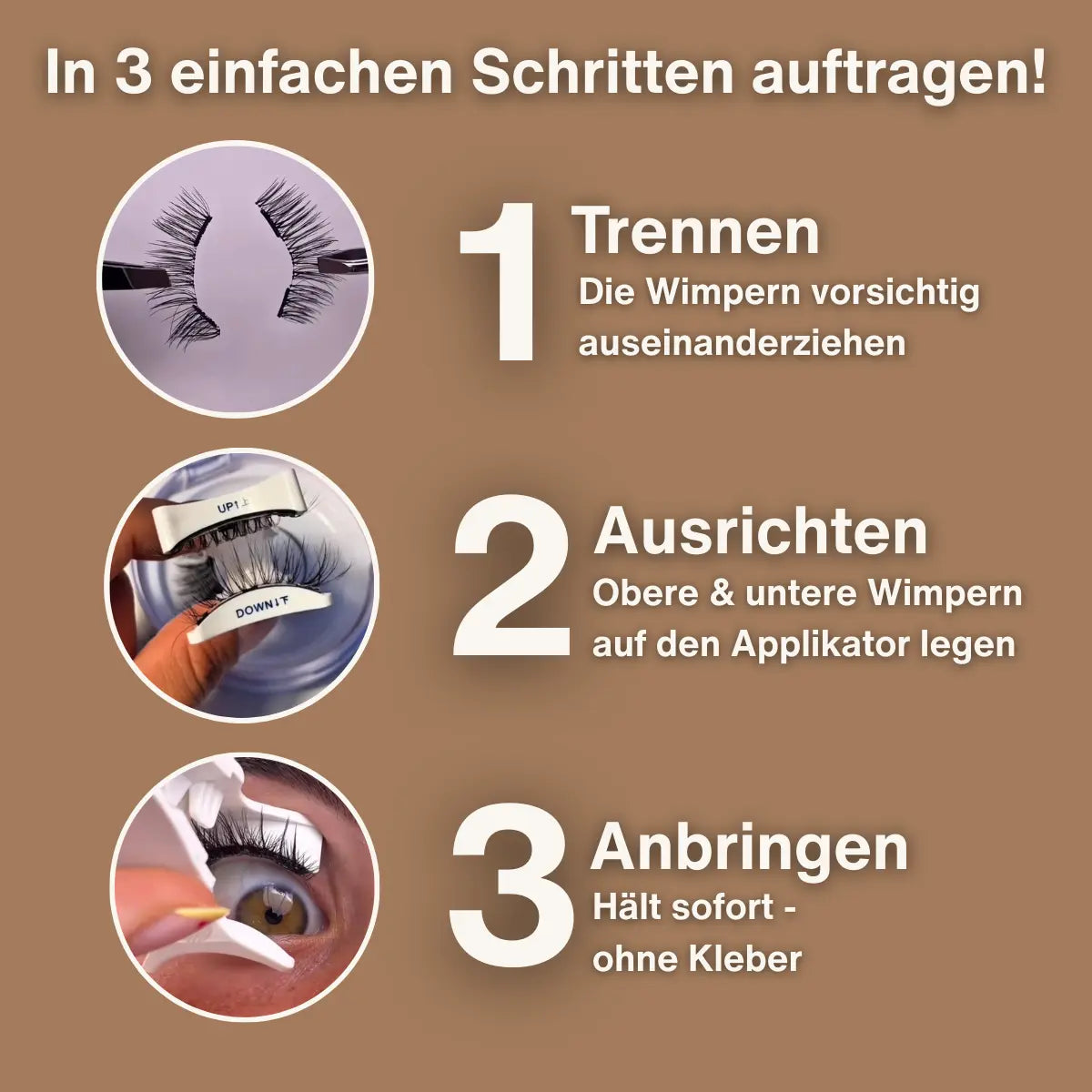 velyra - magnetische Wimpern